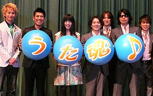 織田裕二もエール!? 夏帆&ゴリ「うた魂♪」初日舞台挨拶