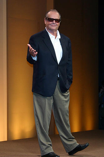 ジャック・ニコルソン14年ぶりの来日。「最高の人生の見つけ方」会見