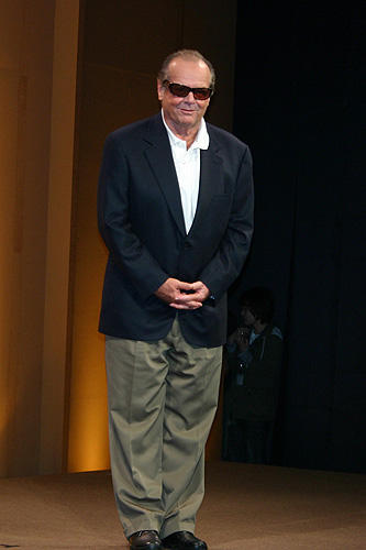 ジャック・ニコルソン14年ぶりの来日。「最高の人生の見つけ方」会見