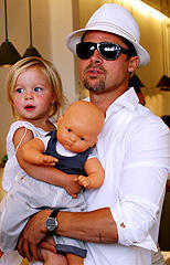 ブラッド・ピットがハリウッドの「良い父親」第1位に！