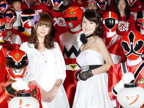 戦隊シリーズ歴代“レッド”18体集結に、ファン大興奮！