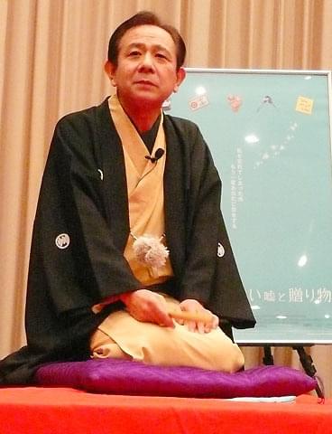 立川らく朝、映画試写会で創作落語「幽霊将棋」披露