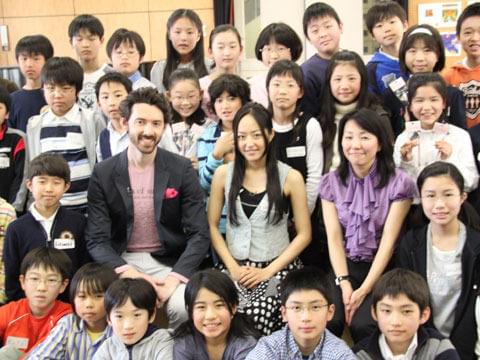 記念撮影では満面の笑顔