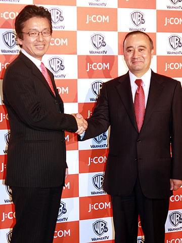 ケーブル大手のJ:COMと ハリウッド大手のWBがタッグ