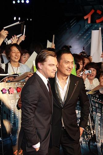 ディカプリオ×渡辺謙、「インセプション」撮影地・東京にそろい踏み