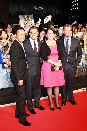 ディカプリオ×渡辺謙、「インセプション」撮影地・東京にそろい踏み