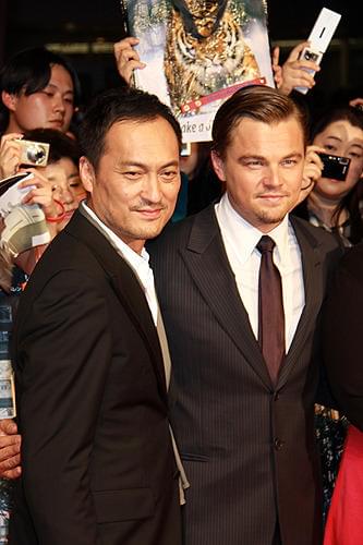 ディカプリオ×渡辺謙、「インセプション」撮影地・東京にそろい踏み