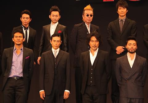 三池版“十三人の刺客”初お目見え 男だらけの製作会見