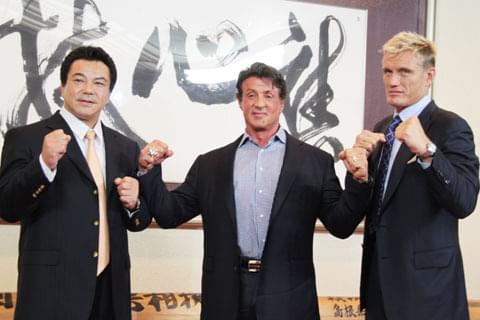 シルベスター・スタローン、22年ぶりに九重親方と再会