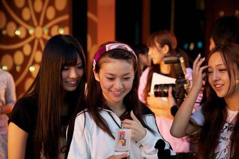 9月に行われた薬師寺でのライブのリハーサル風景