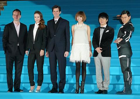 「トロン：レガシー」ジャパンプレミア、巨大3D映像にファン300人大興奮