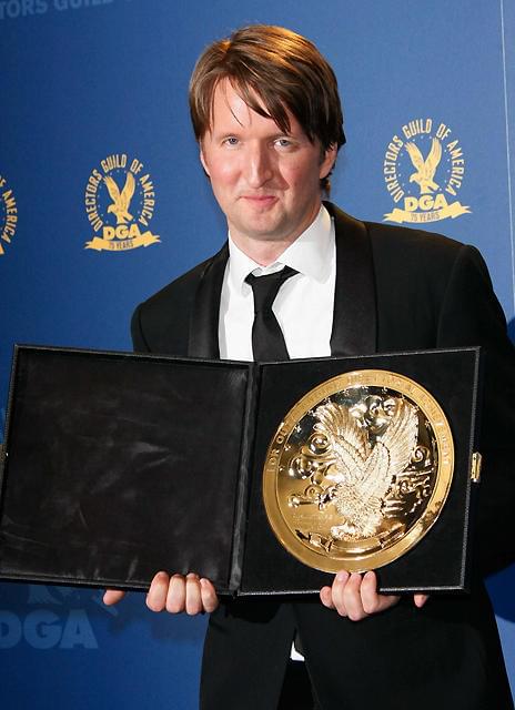 DGA賞を制し、喜びの表情