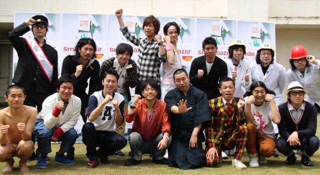 100人の芸人が被災地に笑顔を届けます