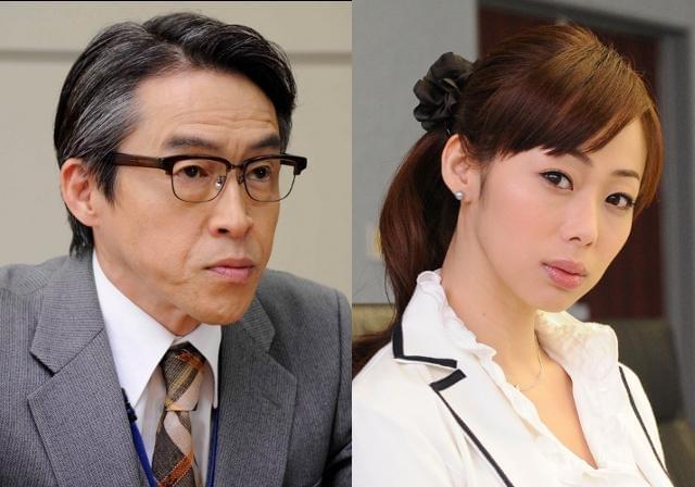 市ノ宮カンパニーの秘書に扮する浅野と井上