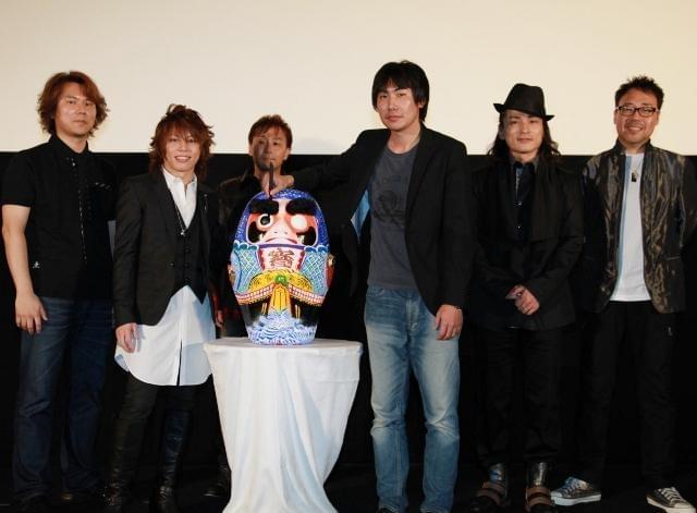 (左から):小林裕幸氏、西川 石野竜三、野村和也監督、森田成一、大川透