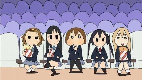 「けいおん！」キャラクターがずらり 劇場限定マナーCM上映開始