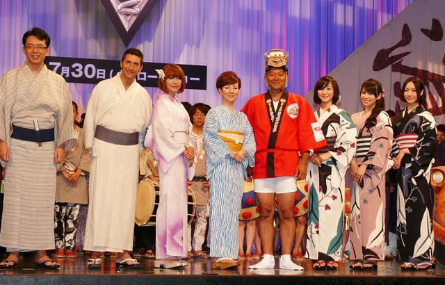 Perfume、浴衣で美脚封印 「カーズ2」ジャパンプレミア