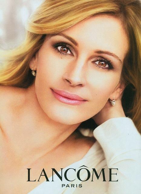 ジュリア・ロバーツ広告写真、修整しすぎで掲載禁止に