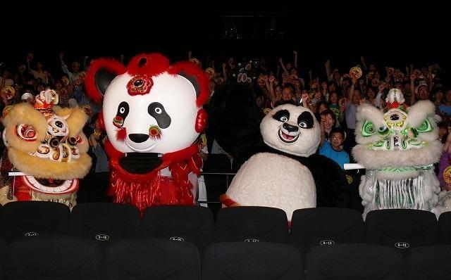 山口達也「カンフー・パンダ2」親子試写会で猛アピール