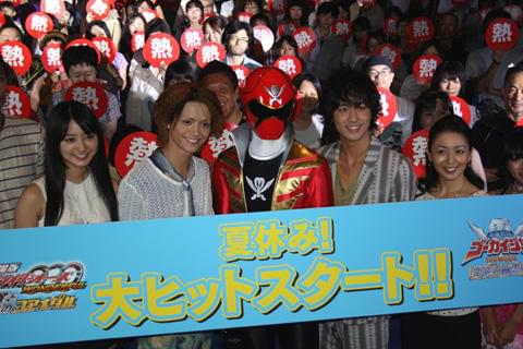 「仮面ライダーオーズ」渡部＆三浦、松平健との共演に感激