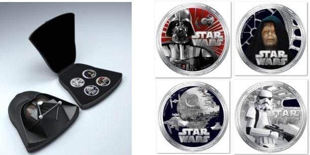 「スター・ウォーズ」硬貨、NZ造幣局が鋳造 島国ニウエでは法定通貨に