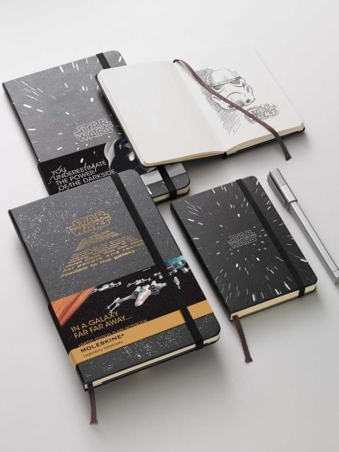 モレスキン「スター・ウォーズ」コラボ手帳を限定販売