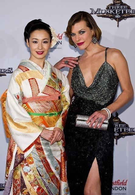 ロンドンプレミアで美の競演