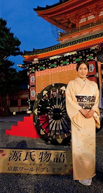 生田＆中谷、京都・平安神宮で史上初の映画イベントに感激