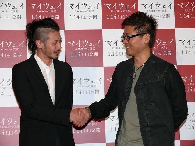 オダギリジョー、「マイウェイ」撮影前に猫ひろしとマラソン特訓