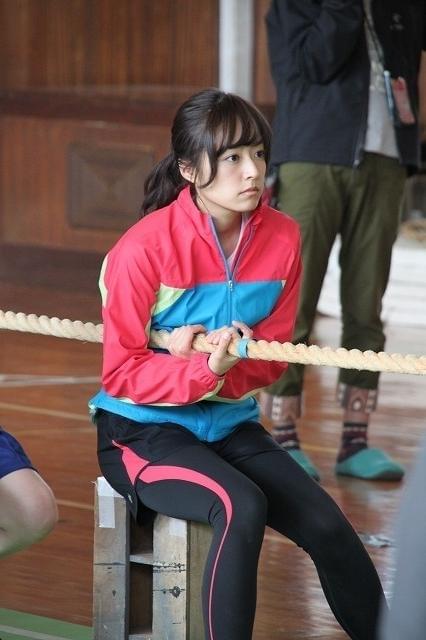 井上真央、綱引き姿を初披露 大分は歓迎ムード一色