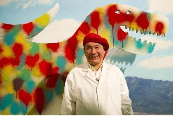 初めて日本での個展を開催する北野武