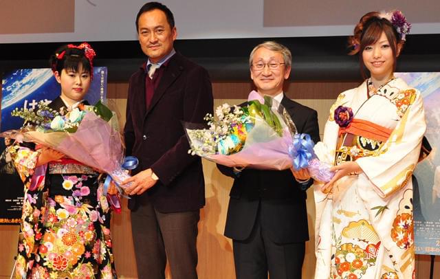 渡辺謙、“師匠”山崎努から「初めてほめられた」と大テレ