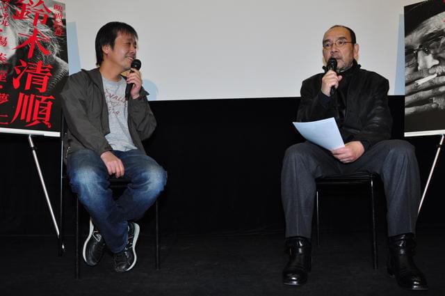 荒戸源次郎が出席したトークショーの模様