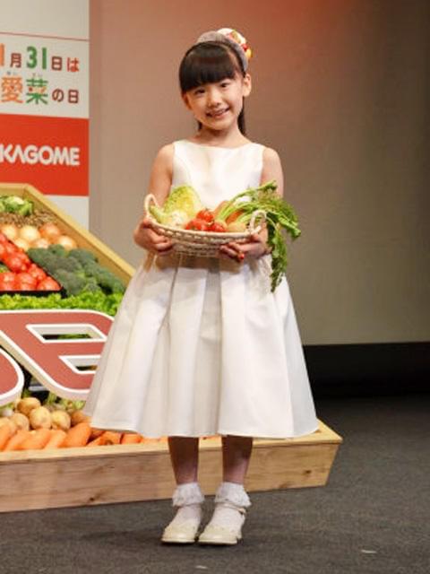 満面の笑みを浮かべる芦田愛菜ちゃん