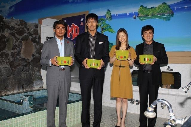 阿部寛＆市村正親＆宍戸開、銭湯で“濃い顔”談義