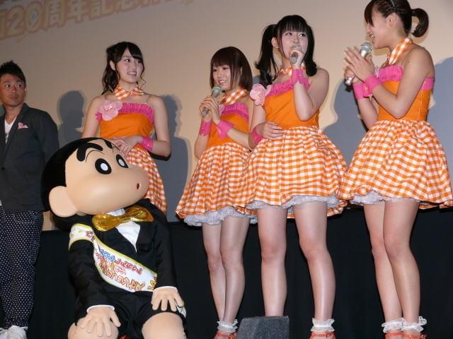 映画「クレしん」20周年、声優＆ゲスト＆着ぐるみ20人勢ぞろい