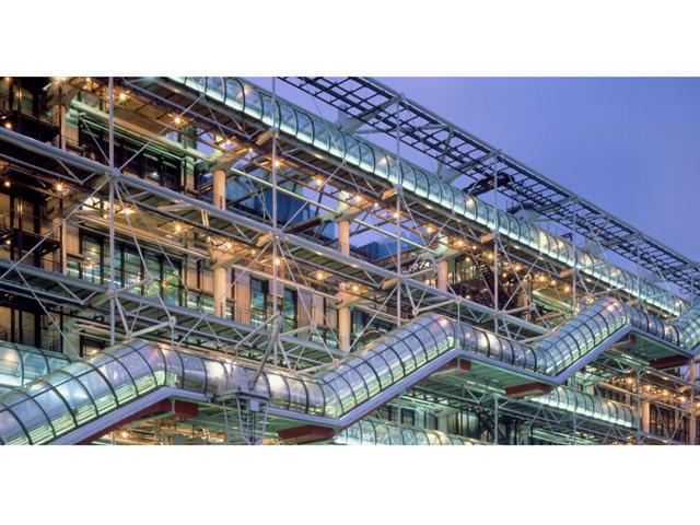 レンゾ・ピアノが手がけたポンピドゥー・センター