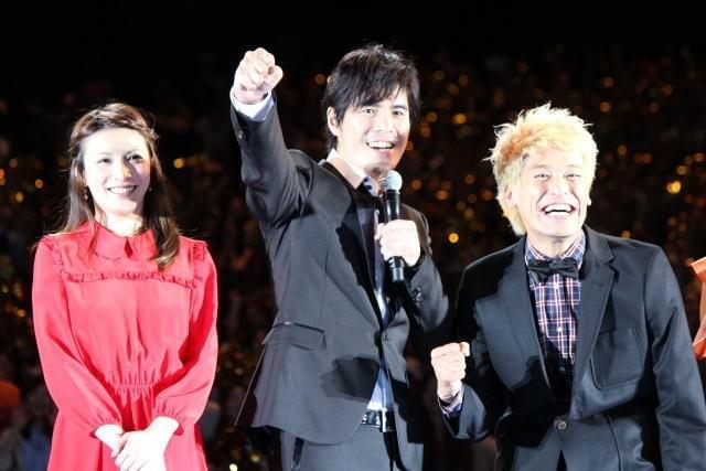 伊藤英明「海猿」ファン4000人を前に感無量、加藤あいは感涙！