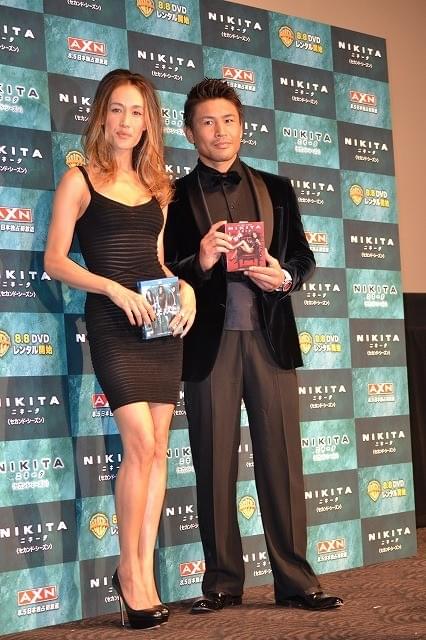 マギー・Qが来日 魔裟斗の第1子を「私がトレーニングしてあげる」