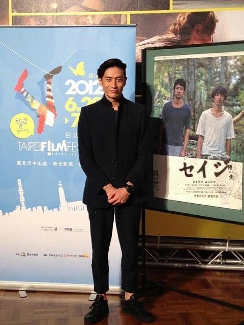台北映画祭に出席した伊勢谷友介