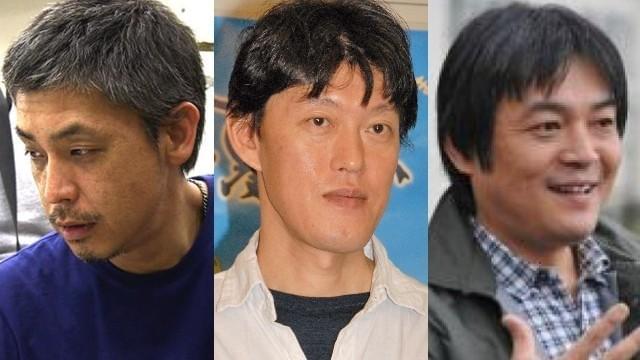 木下惠介オリジナル映像プロジェクトに参加する （左から）橋口亮輔監督、原恵一監督、本木克英監督