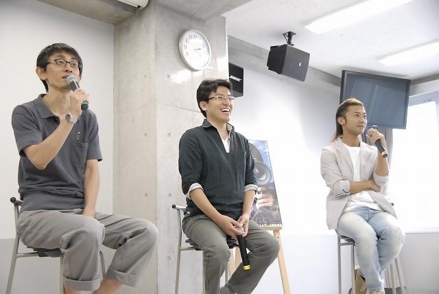 映画業界を目指す高校生たちに思いを語る3人