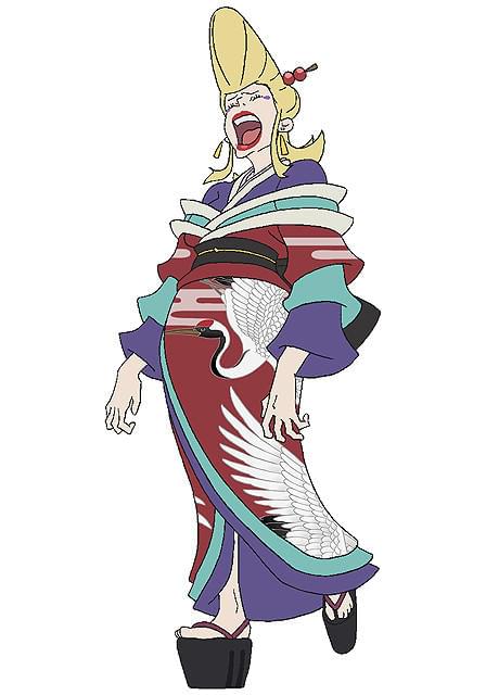 水樹奈々が声優を務める吉原の太夫・凍鶴