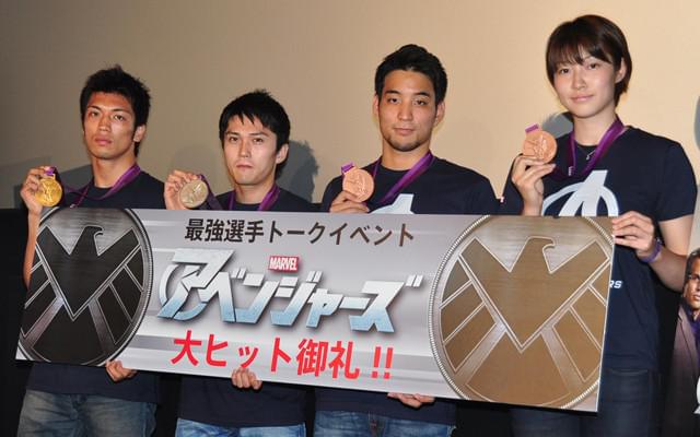 メダリスト4人が勢ぞろい!