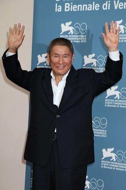 貫禄の会見で各国メディアを沸かせた北野武監督