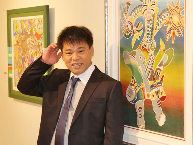 ジミー大西、芸術家生活20周年「画家じゃなくて絵描き」