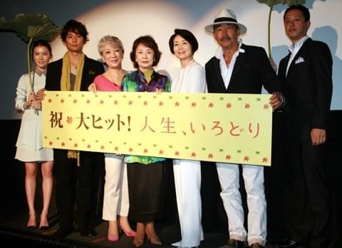 “いろどり”鮮やか衣装の吉行、富司、中尾がユーモア人生観トーク