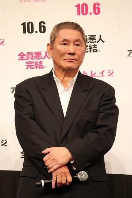 北野武監督「アウトレイジ ビヨンド」完成披露に“悪人”12人ズラリ勢ぞろい