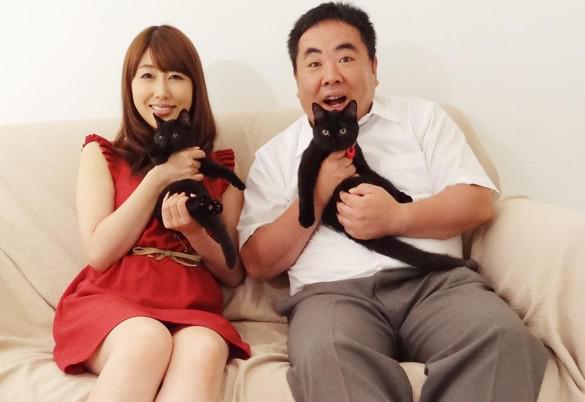 夫婦役で共演する塚地武雅と安めぐみ