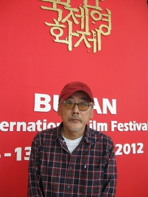 釜山国際映画祭に出席した小林政広監督